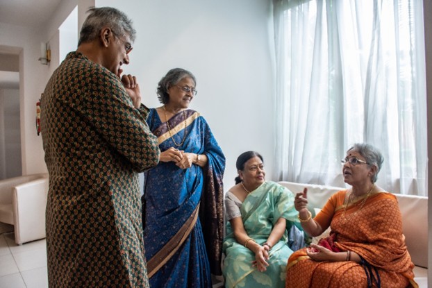 Companionship and sense of belonging among seniors at Aumorto