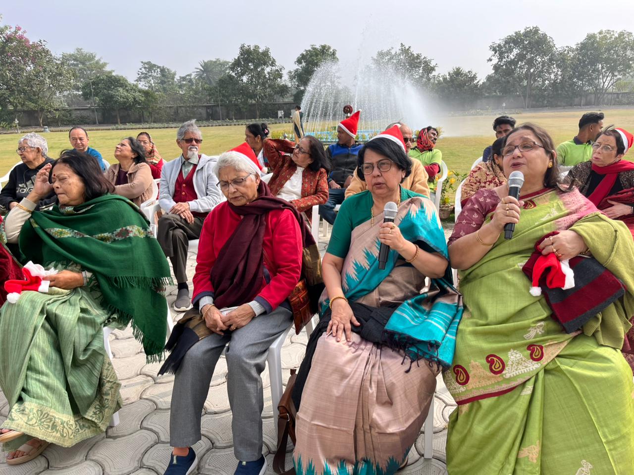 Christmas party at Aumorto senior living